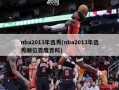 nba2013年选秀(nba2013年选秀顺位百度百科)