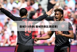 曼城3-1热刺(曼城热刺比赛结果)